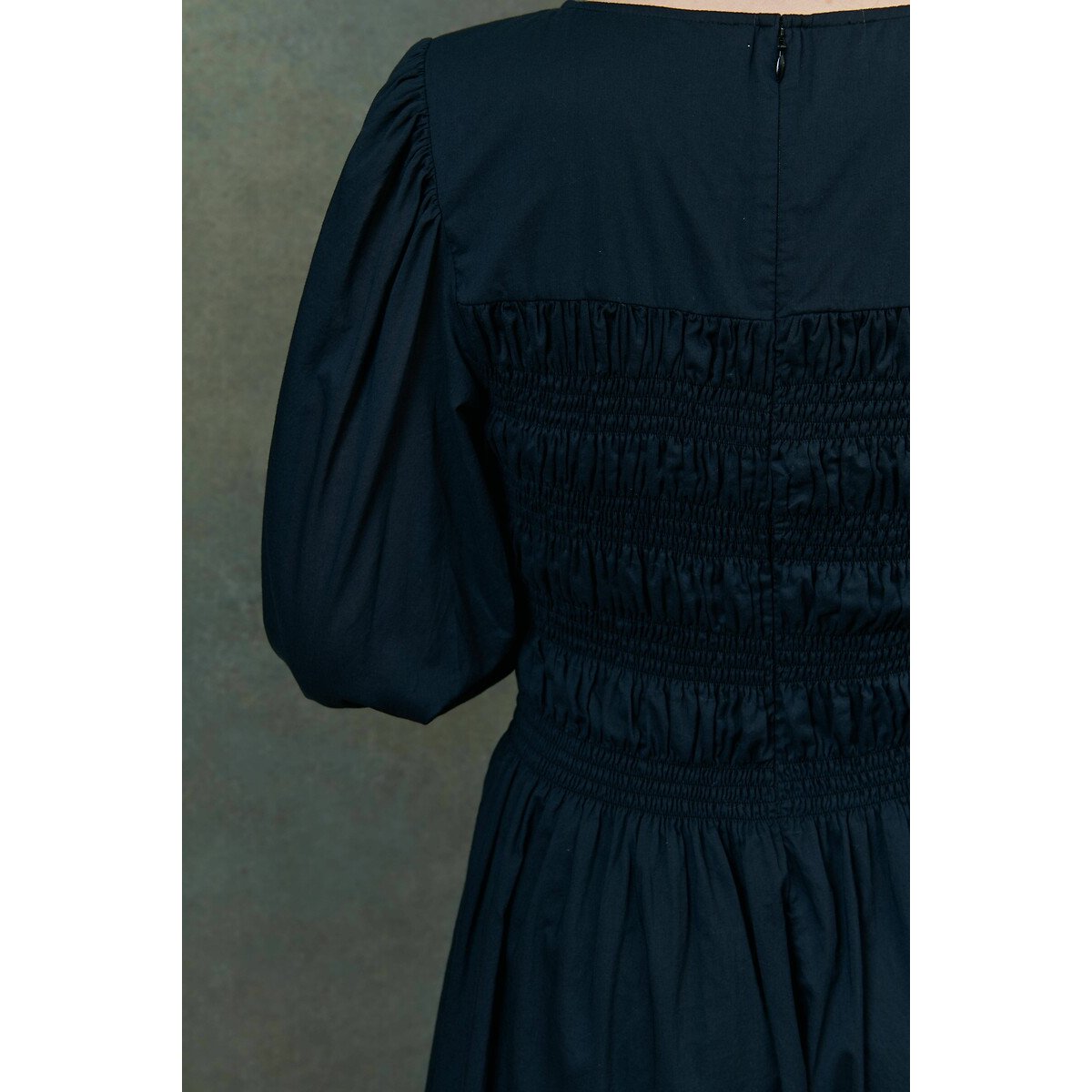 Aymee Smocked Midi Dress black, LOUISE MISHA