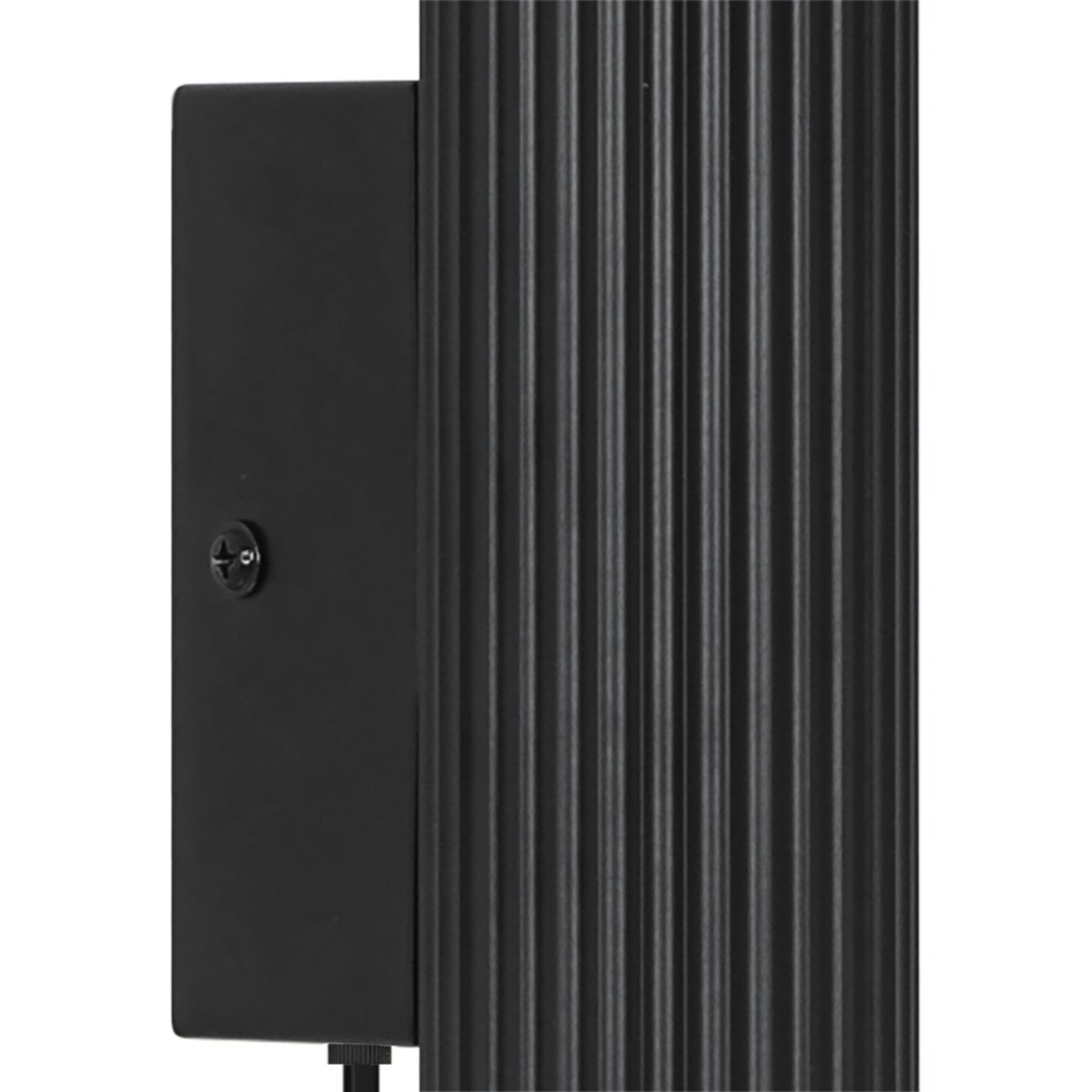 Applique murale double surface striée en aluminium, VICO noir, NORDLUX