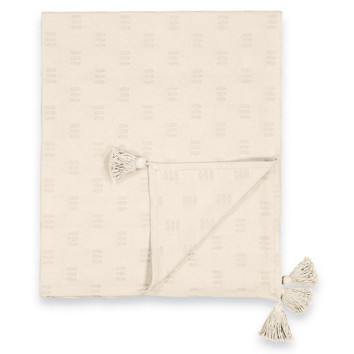Nado Cotton Bedspread ecru , LA REDOUTE INTERIEURS