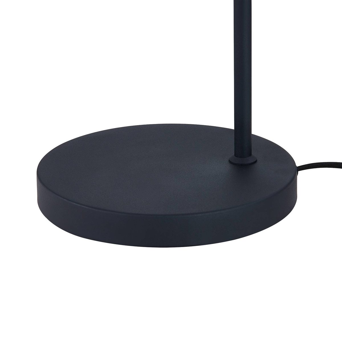 Lampadaire en métal, Venora bois clair, noir, LINDBY