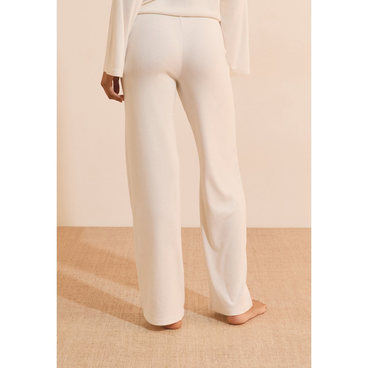 Pantalon de pyjama à rayures avec cordon de serrage BENO ecru, ETAM