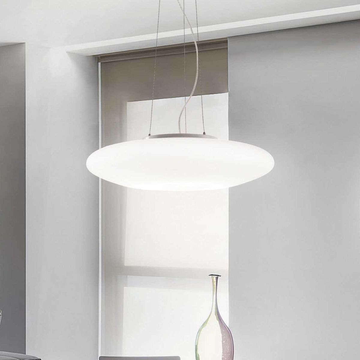 Suspension GLORY blanc, IDEAL LUX