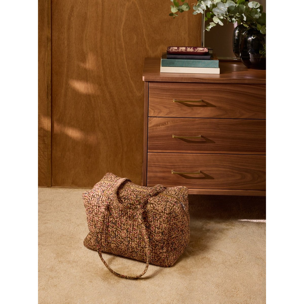 Sac week-end imprimé indien Fleurs Agra imprimé fleurs agra, CYRILLUS