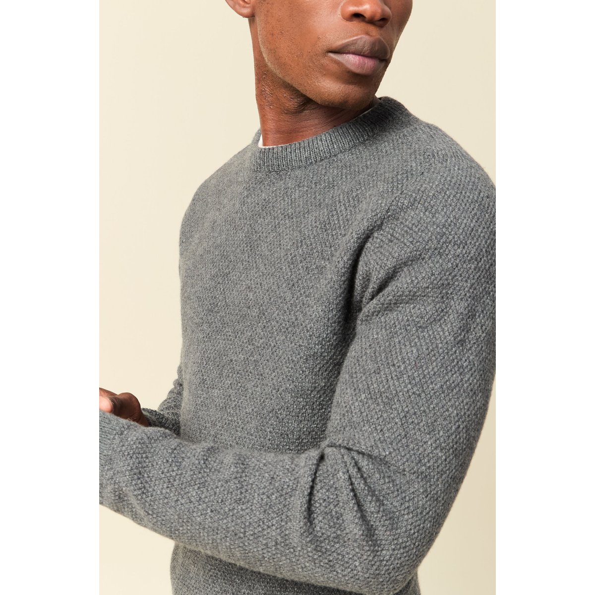 Pull manches longues gris foncé, BONOBO