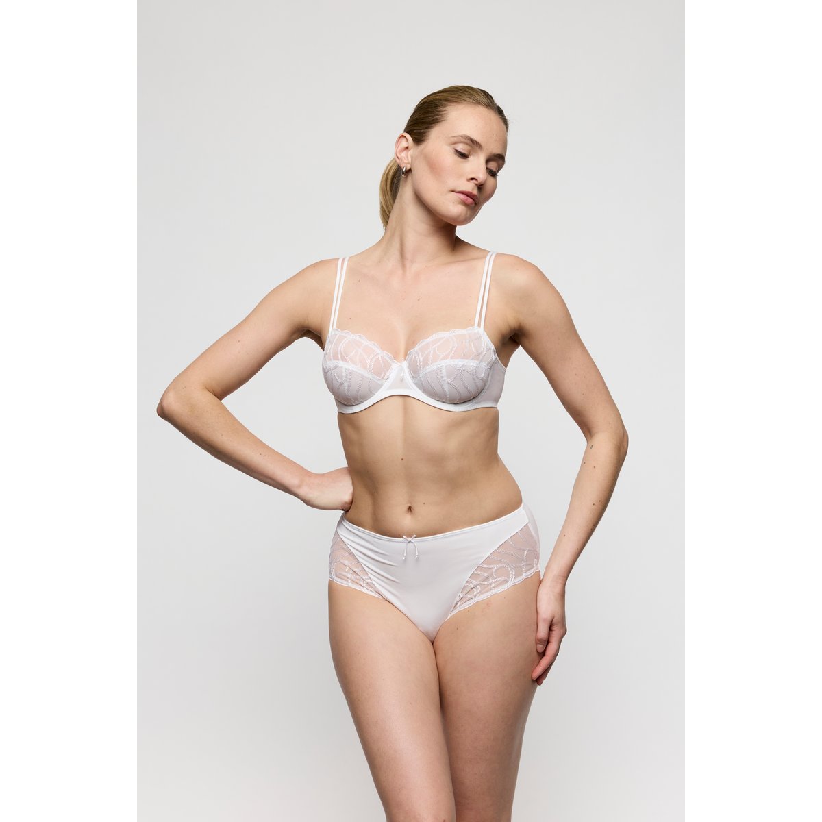 Slip taille haute HELEEN blanc - blanc, MARIE JO