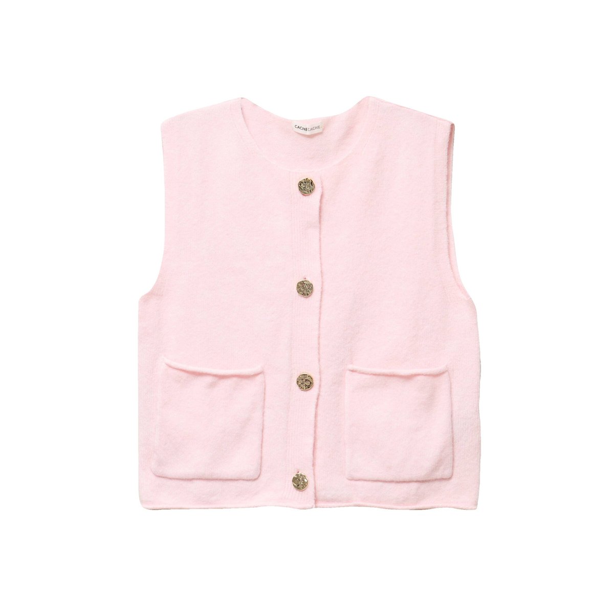 Gilet sans manches rose clair, CACHE CACHE