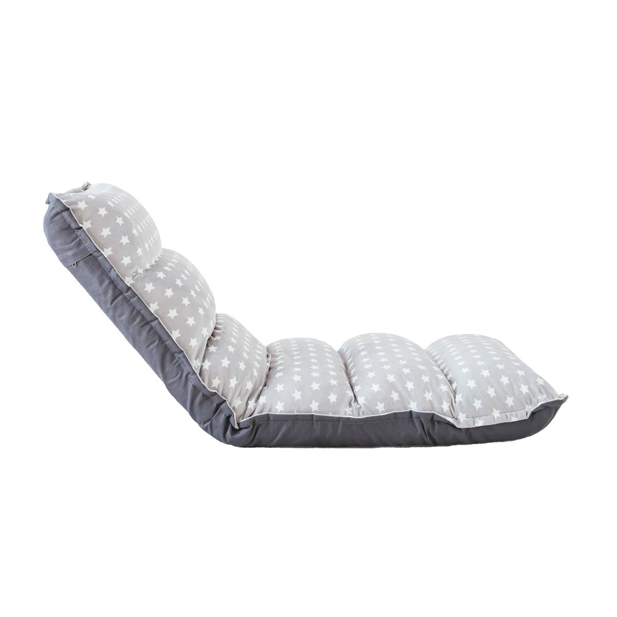 Fauteuil multi-positions gris et blanc, OXYBUL