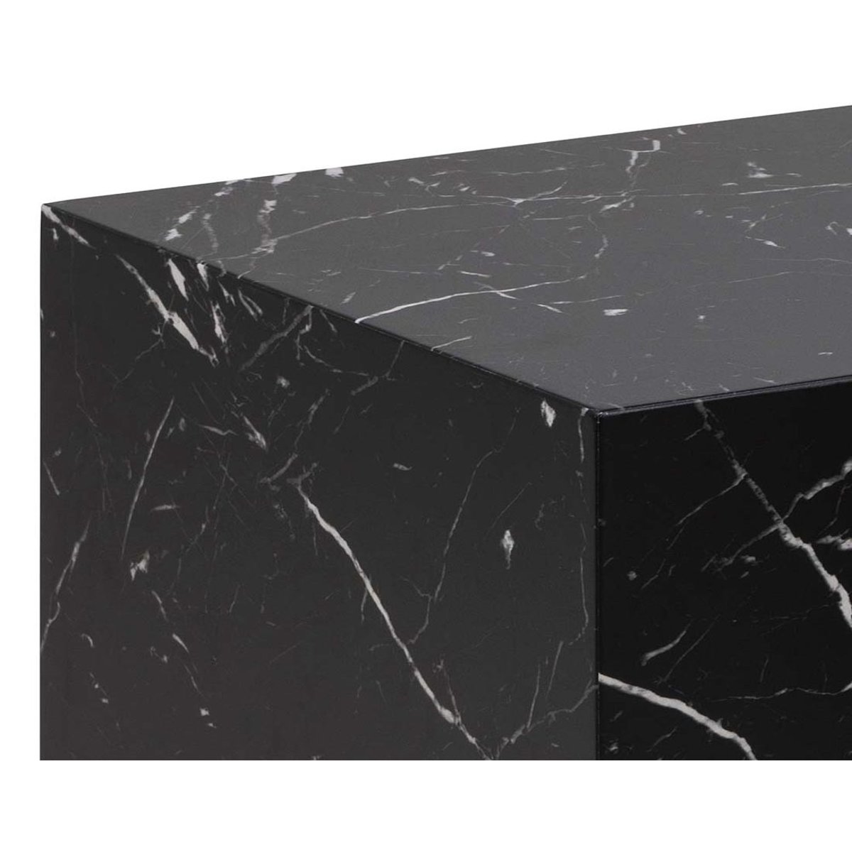 Lot de deux Tables basses - PUEBLO noir, BEST MOBILIER