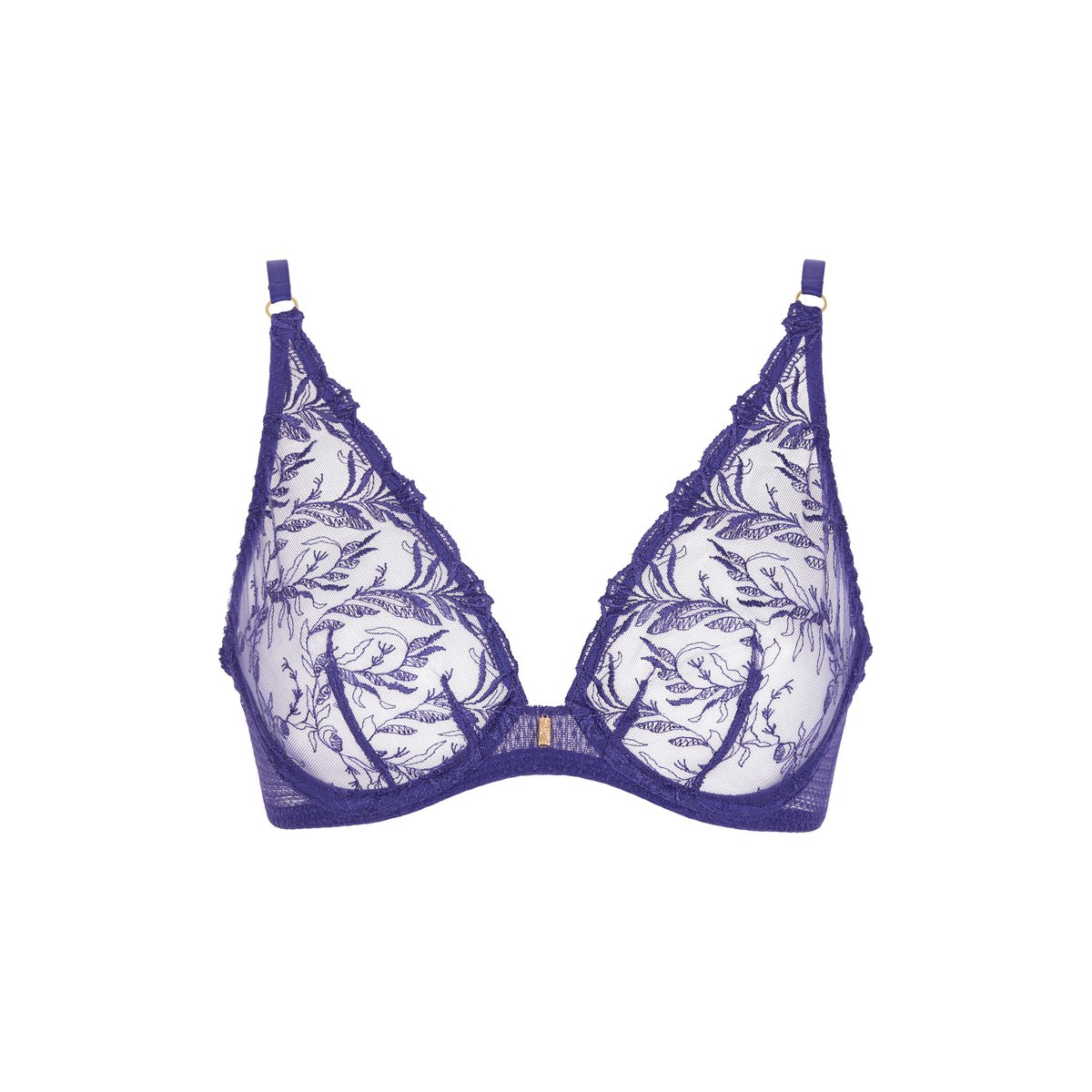 Soutien-gorge Triangle avec armatures Hidden Treasure iris bloom, AUBADE