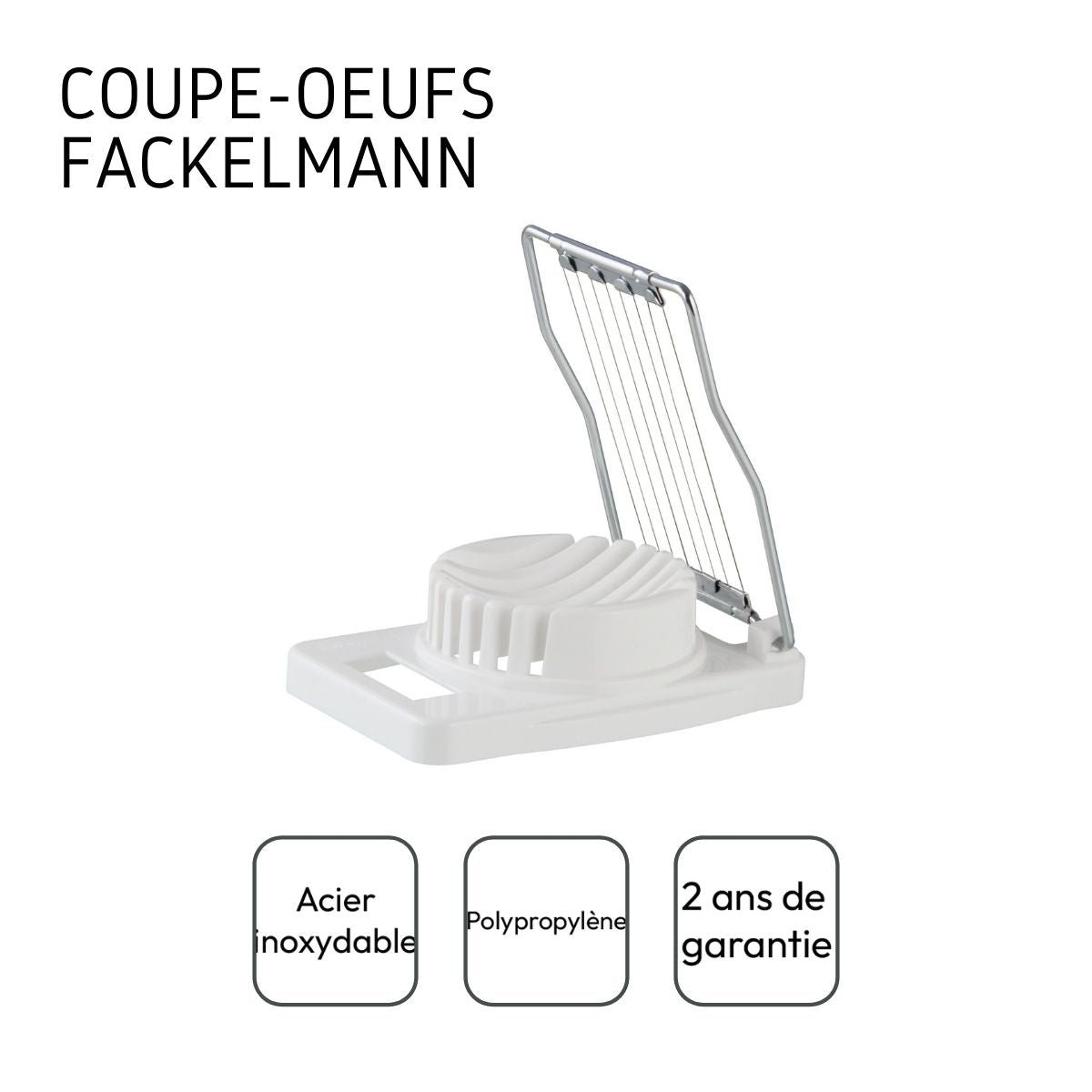 Coupe-œuf dur Handmade TRADITION rouge, FACKELMANN