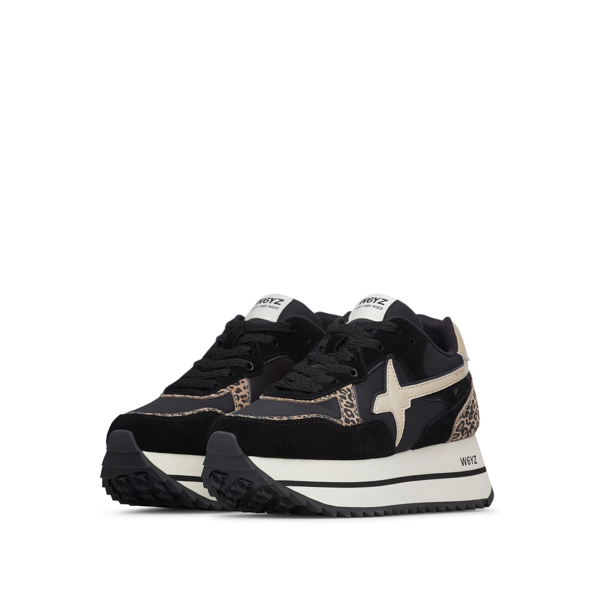 Baskets en tissu technique et daim DEVA W. noir-, W6YZ