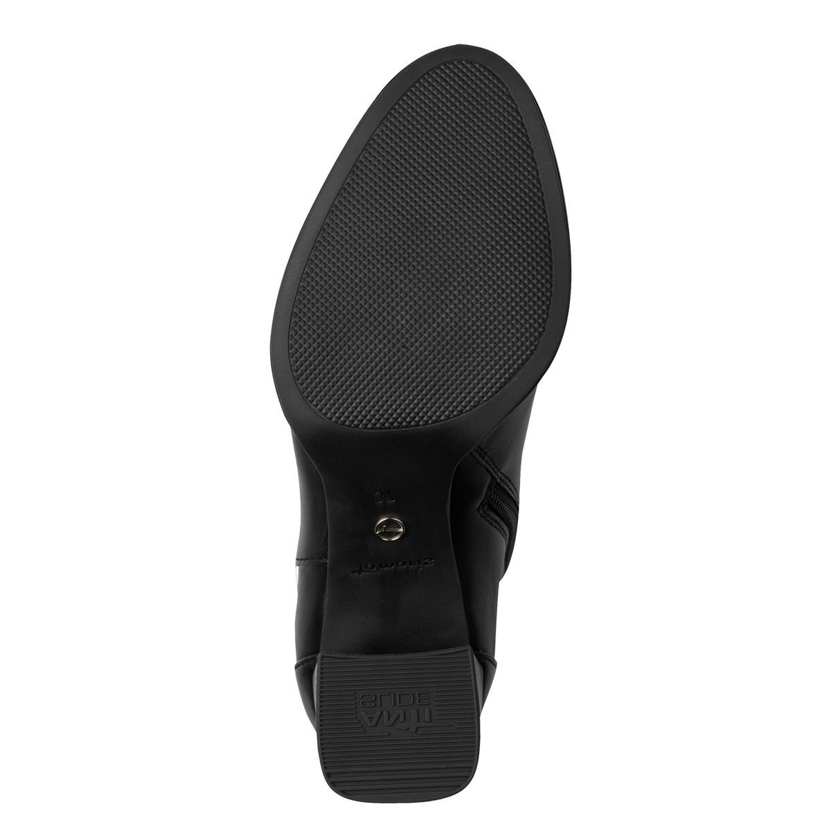 Bottine talon bloc noir, TAMARIS