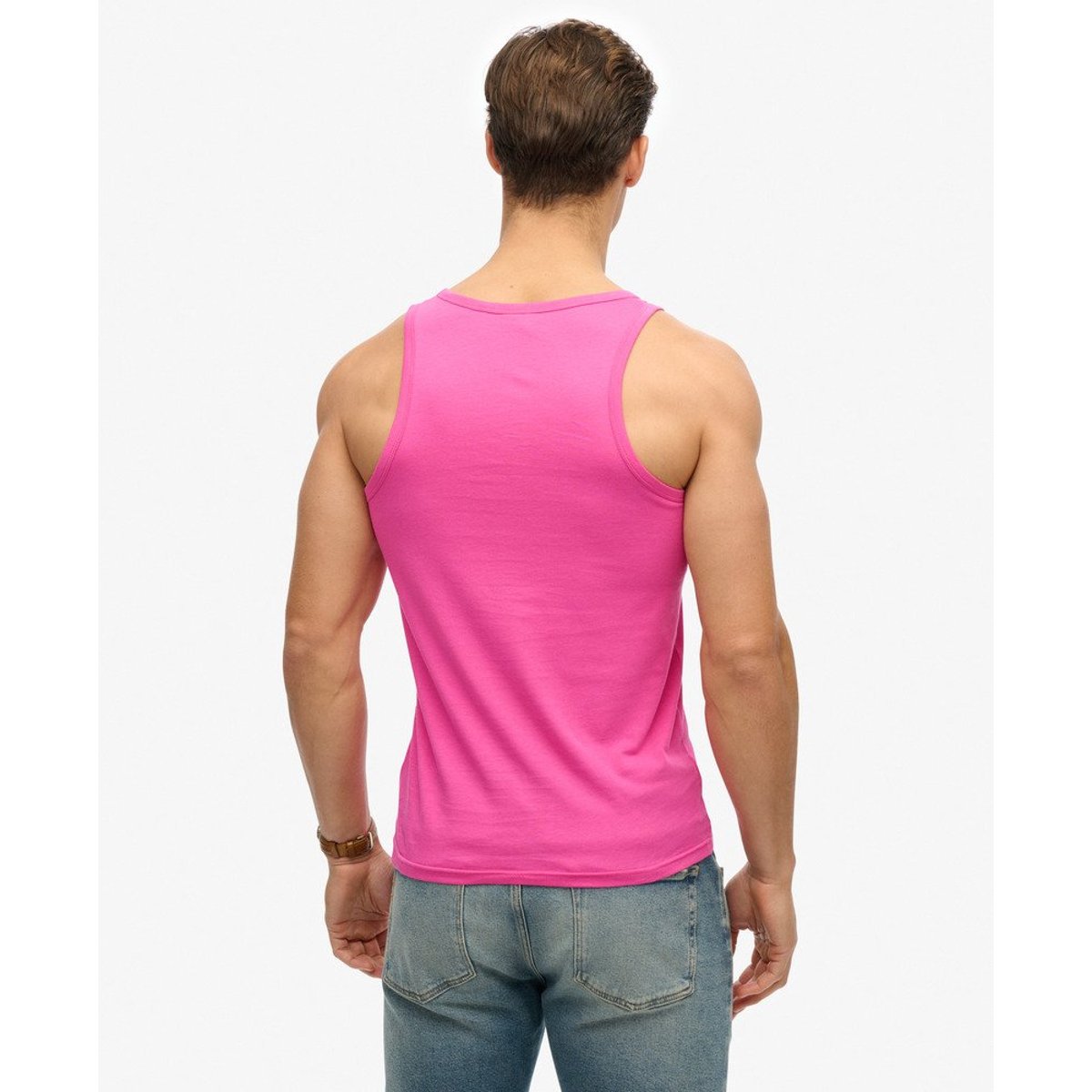 Débardeur Essential Logo rose echo, SUPERDRY