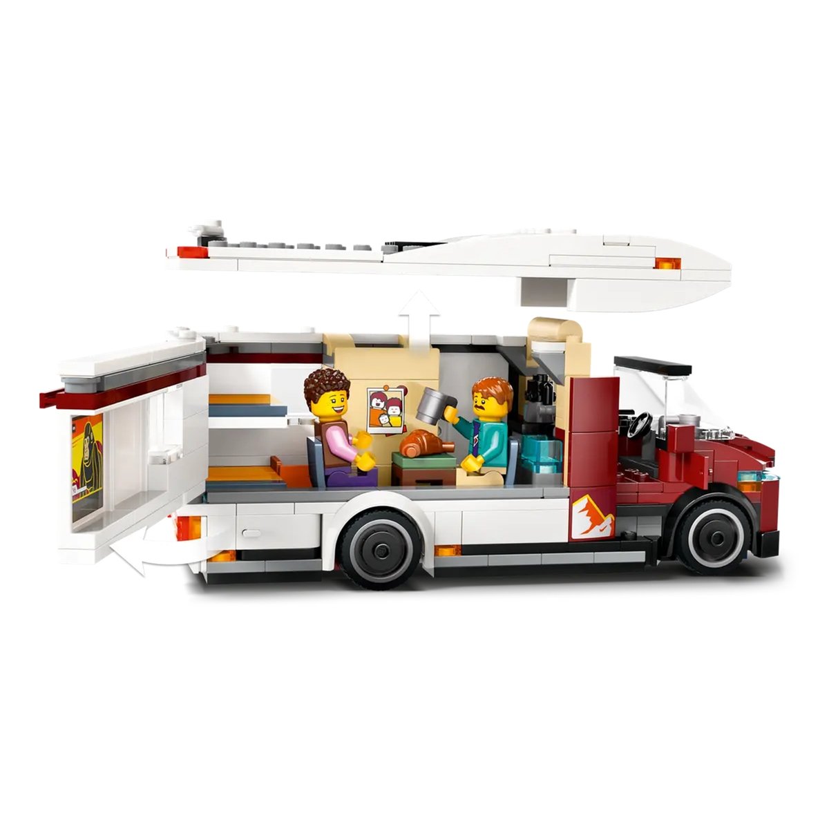 Le camping-car d'aventures multicolore, LEGO