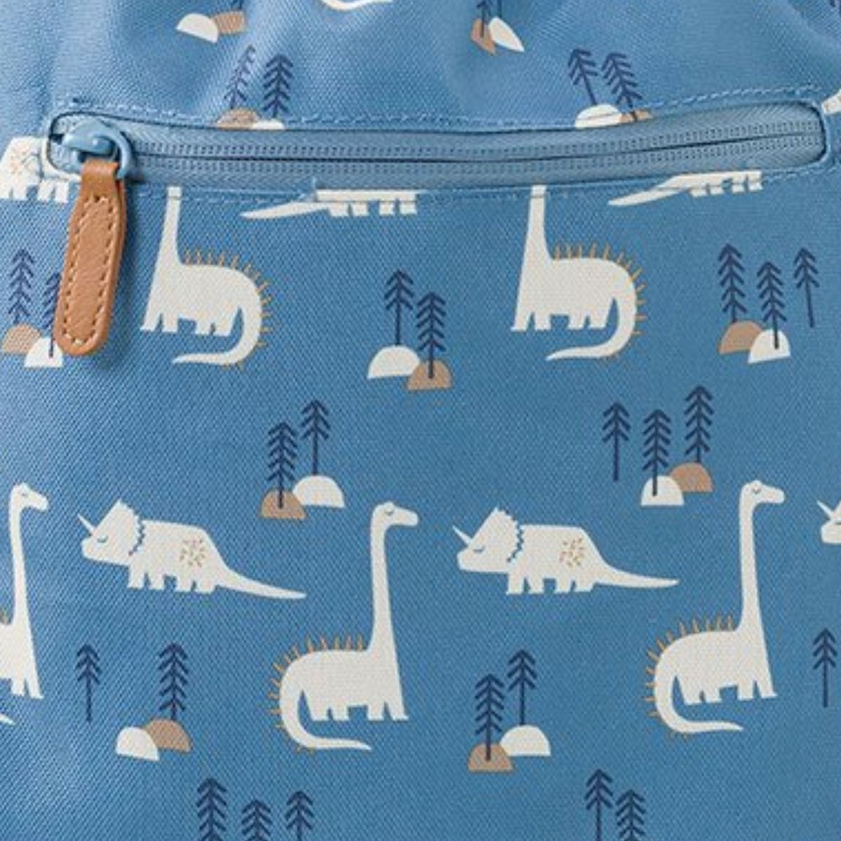 Sac à ficelles bleu, beige, marron, FRESK