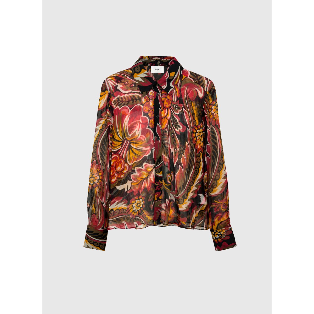 Chemise SABELYNA tosca noir, AN'GE