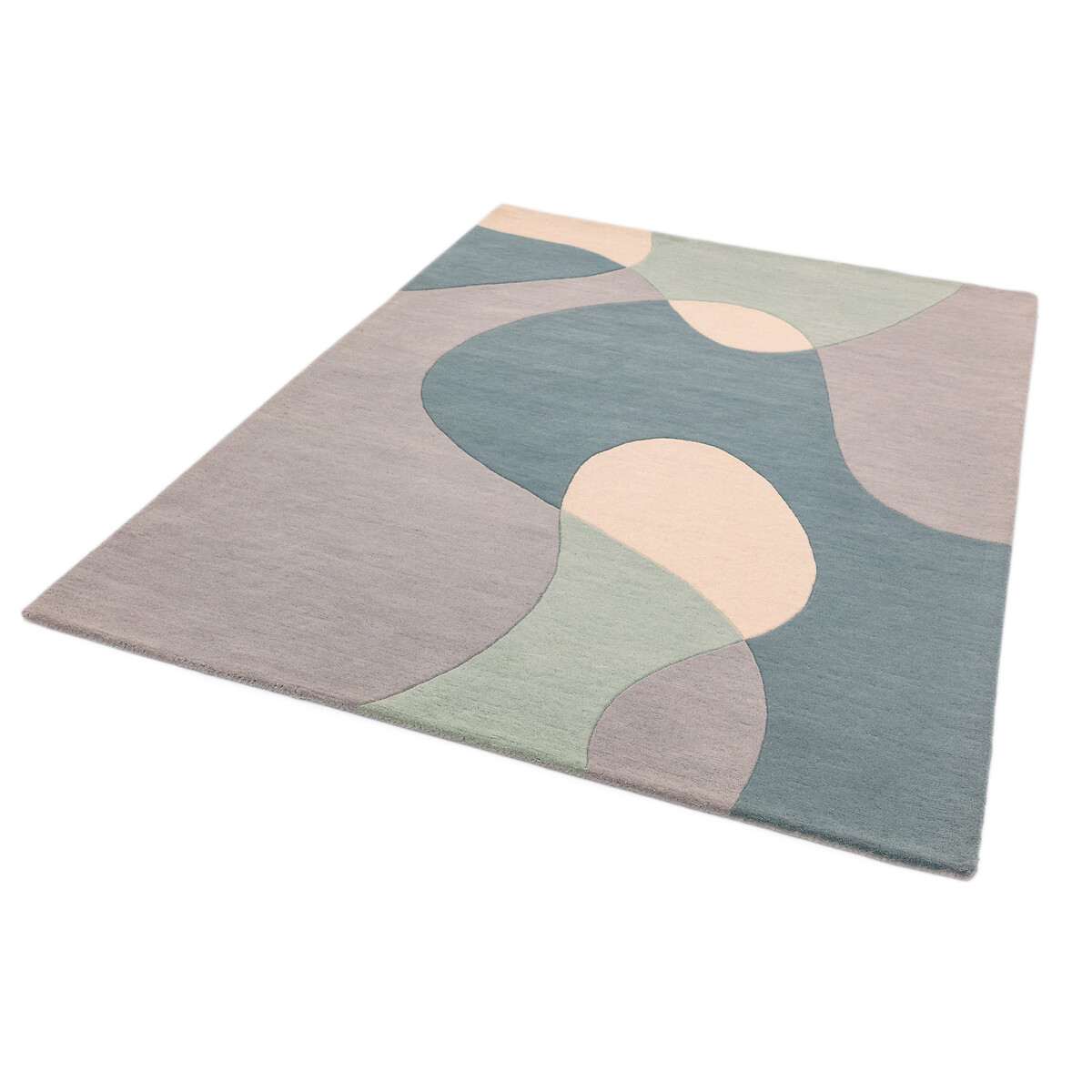 Abstract Shapes Rug blue, SO'HOME