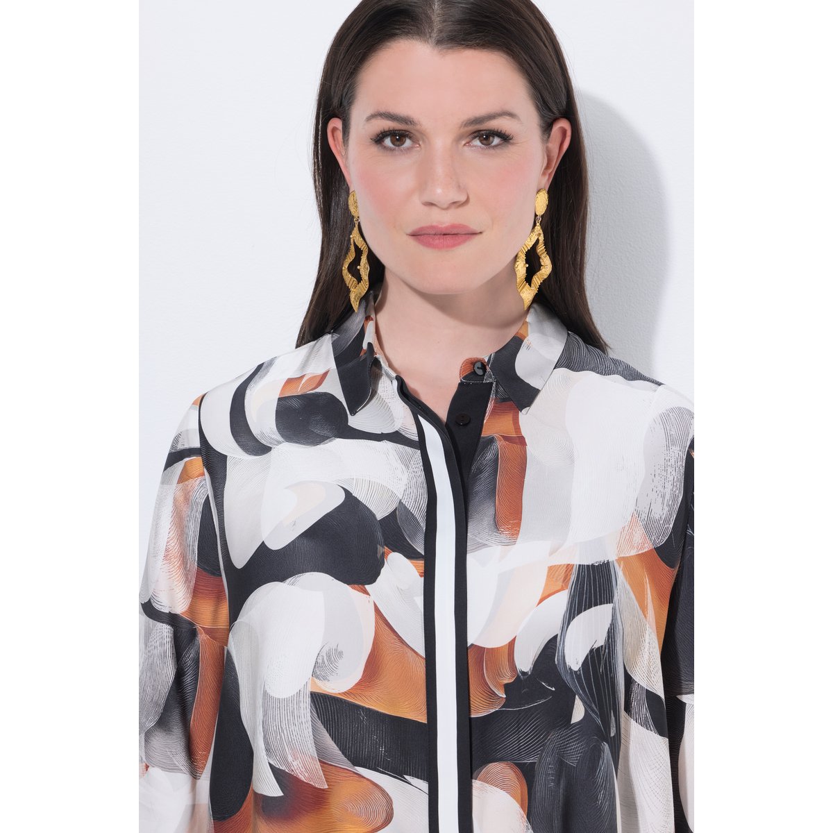 Chemisier oversize blanc neige, ULLA POPKEN