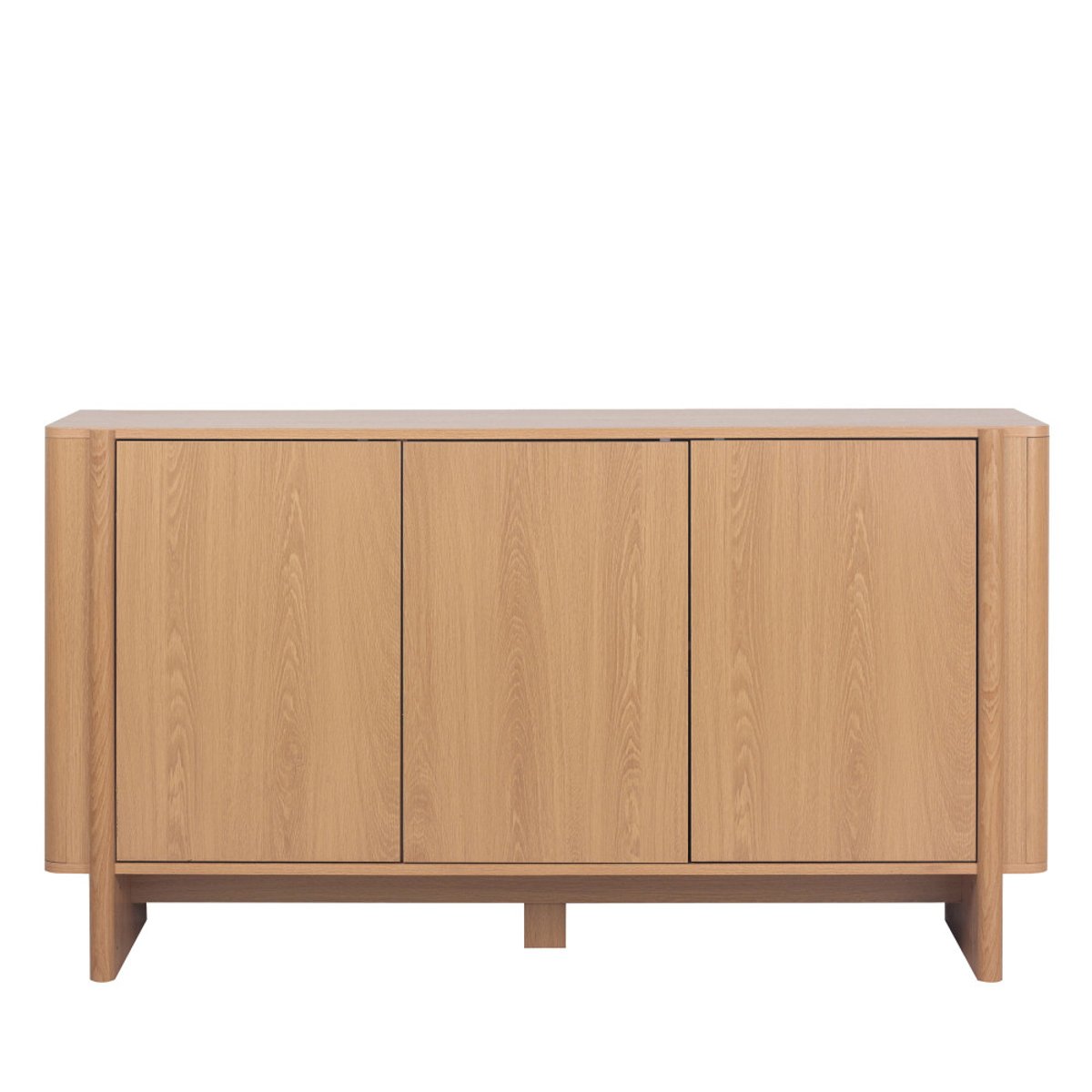Buffet 3 portes en bois L 140 cm- OLI bois clair, DRAWER
