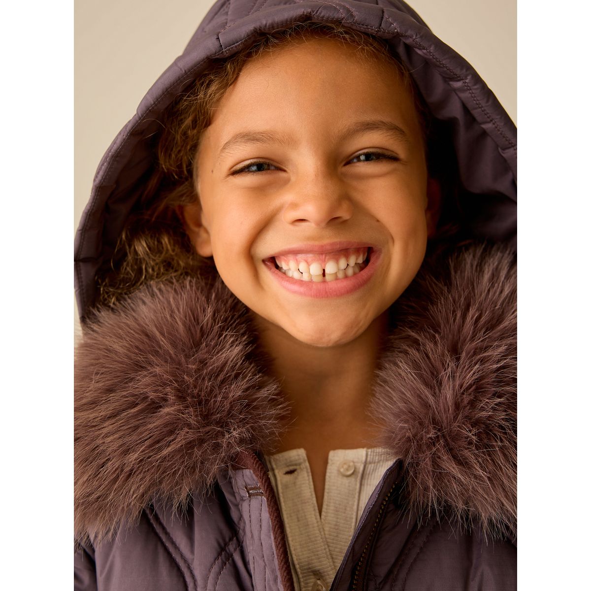 Manteau matelassé imperméable marron chocolat, NEXT