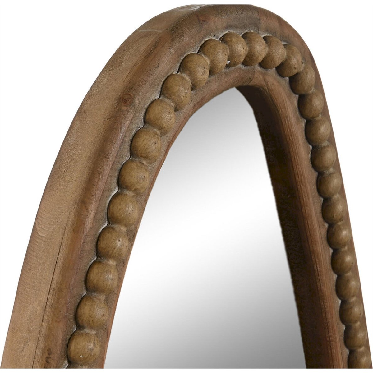 Miroir en bois forme organique, COLONIAL bois marron naturel, RECOLLECTION