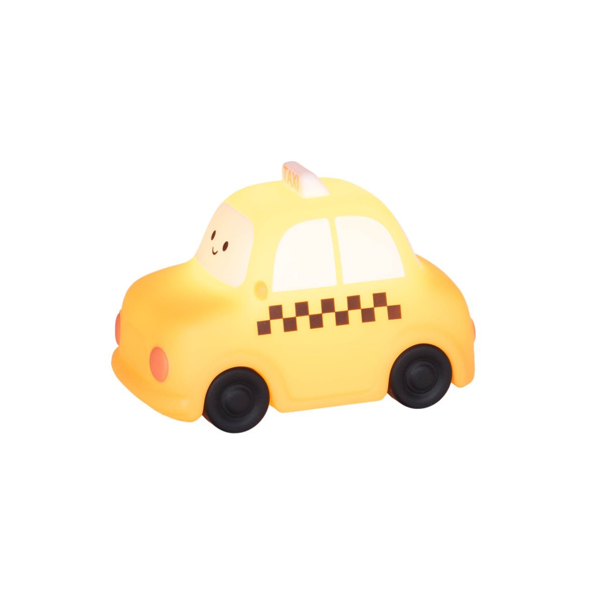 Veilleuse Voiture en silicone rechargeable USB jaune, AMADEUS LES PETITS