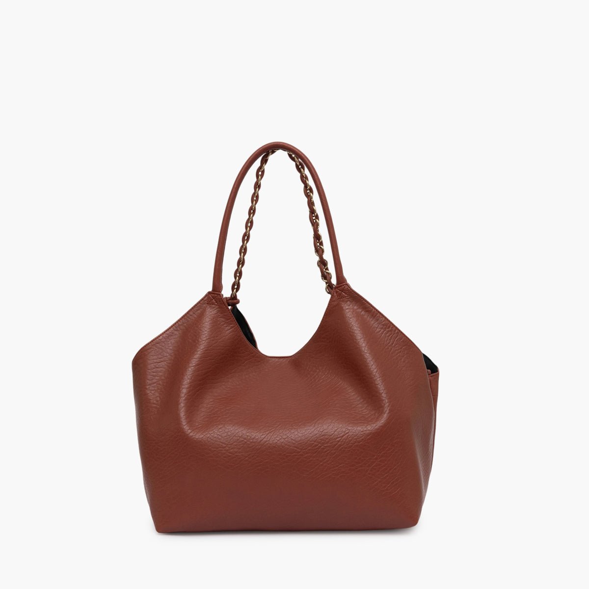 Grand sac shopper Traicy doré,brique, LOLLIPOPS