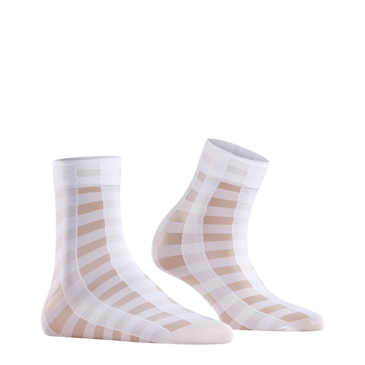 Socquettes Notebook 30 Transparent blanc, FALKE