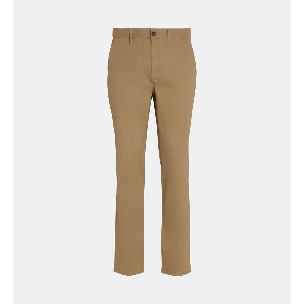 Pantalon chino chinim slim en coton beige foncé, GALERIES LAFAYETTE