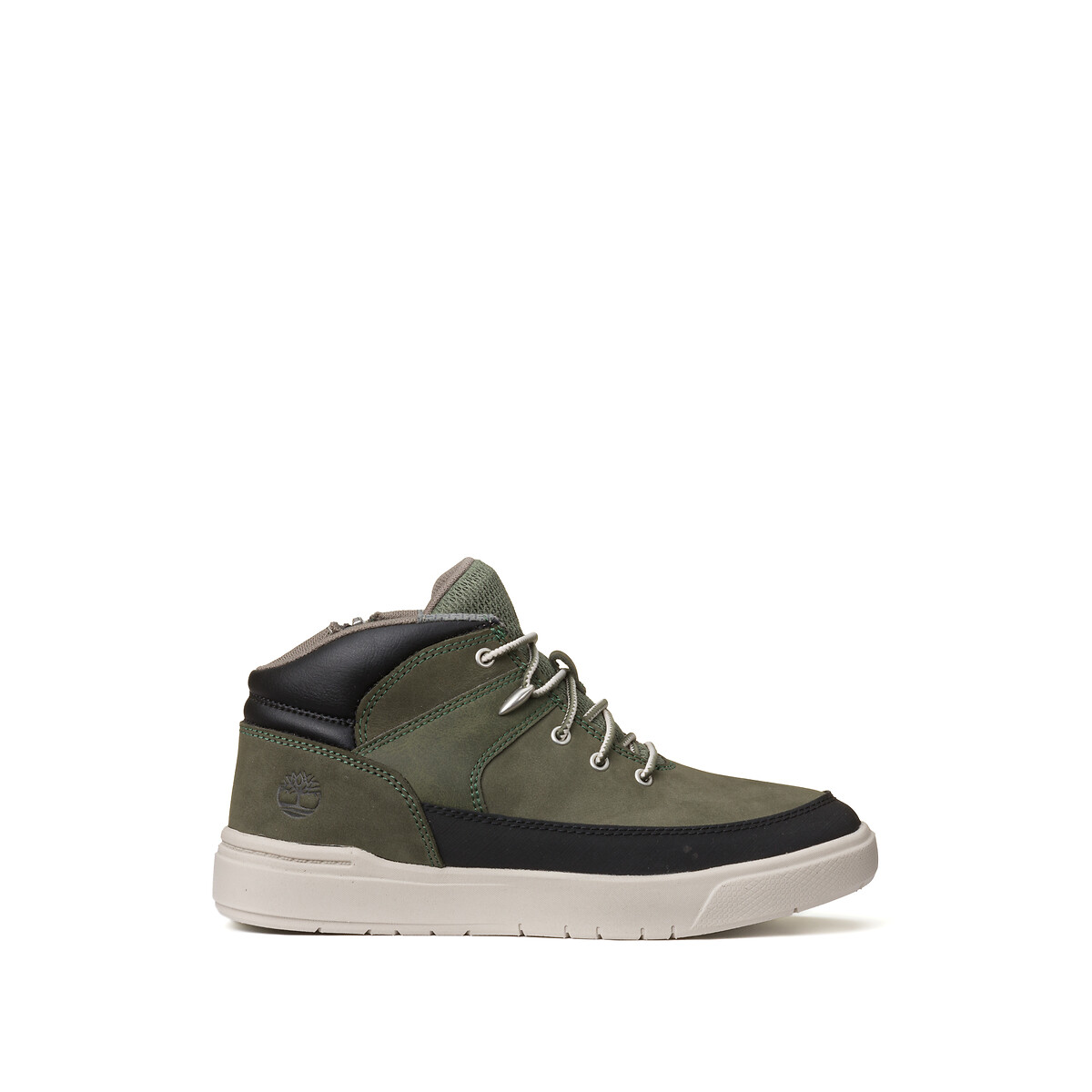 Baskets cuir Seneca Bay vert foncé, TIMBERLAND