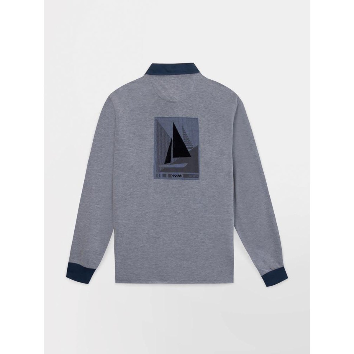 Polo manches longues DANELPOL chambray, TBS