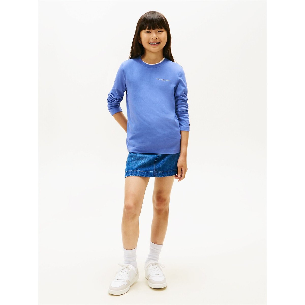 Long Sleeve T-Shirt blue, TOMMY HILFIGER