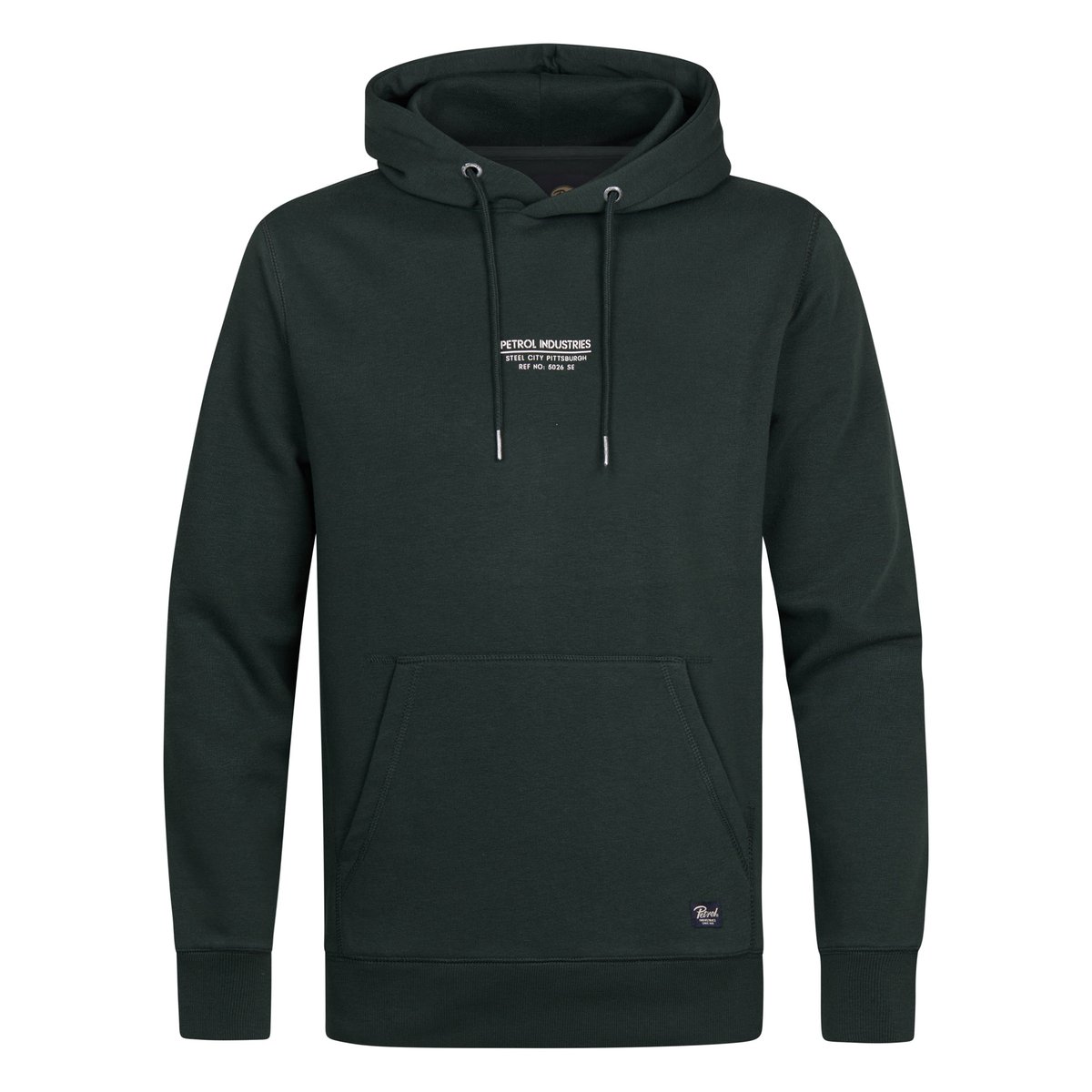 Sweat à capuche imprimé forgeview vert deep green, PETROL INDUSTRIES