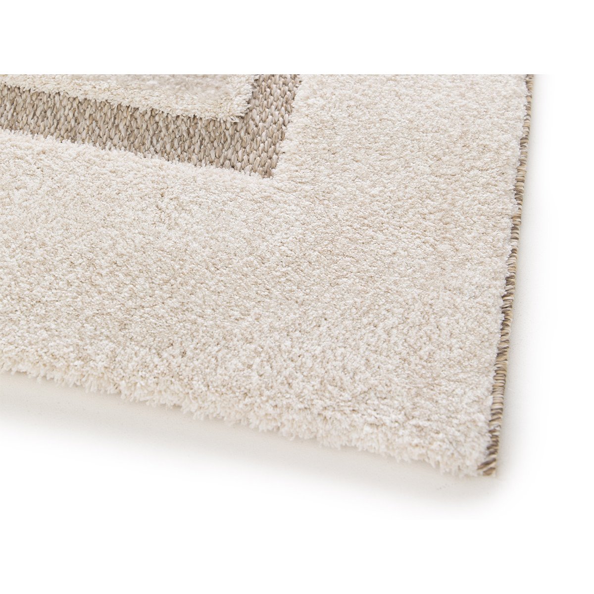Tapis poils ras style bohème, ALEXANDRIA beige, BOBOCHIC