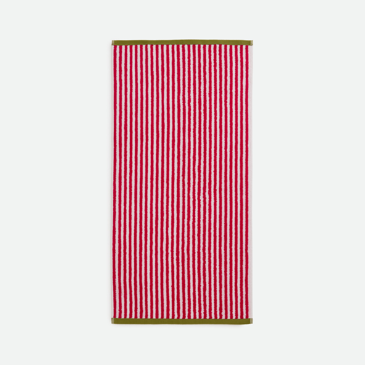 Dani 500g Bath Towel raspberry/white, LA REDOUTE INTERIEURS