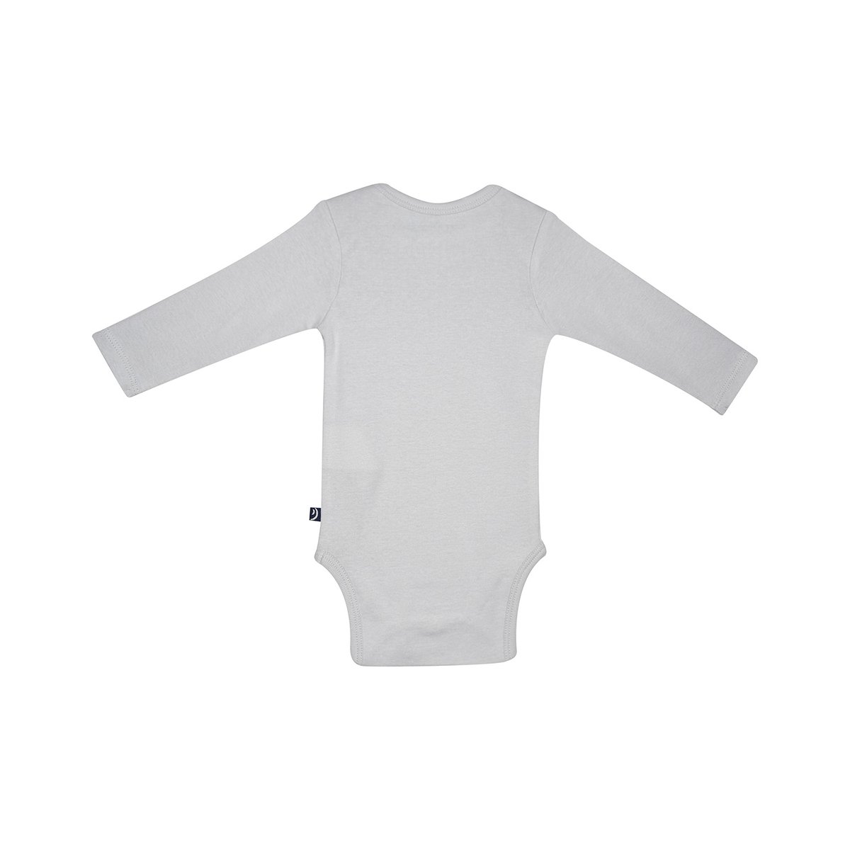 Lot de 3 bodies jacques manches longues bebe gris, SUCRE D'ORGE