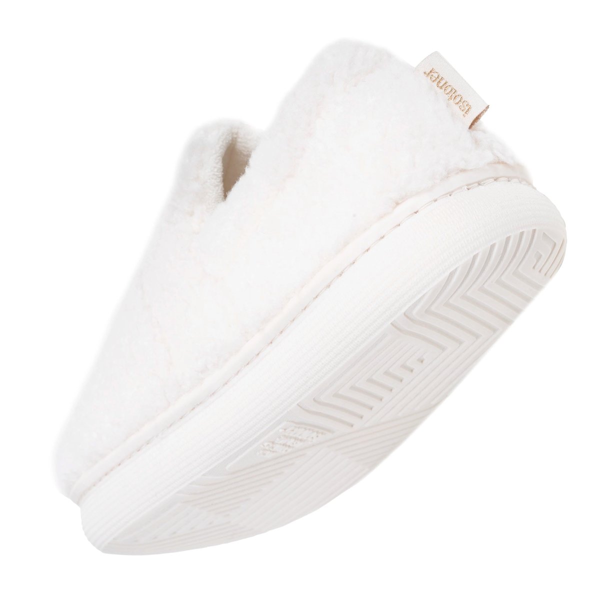 Chaussons Mocassins blanc, ISOTONER