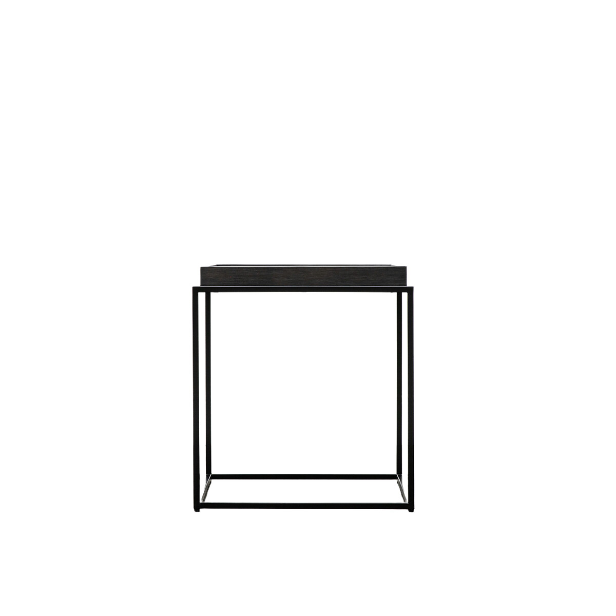 Sirsa Industrial Tray Side Table black, SO'HOME
