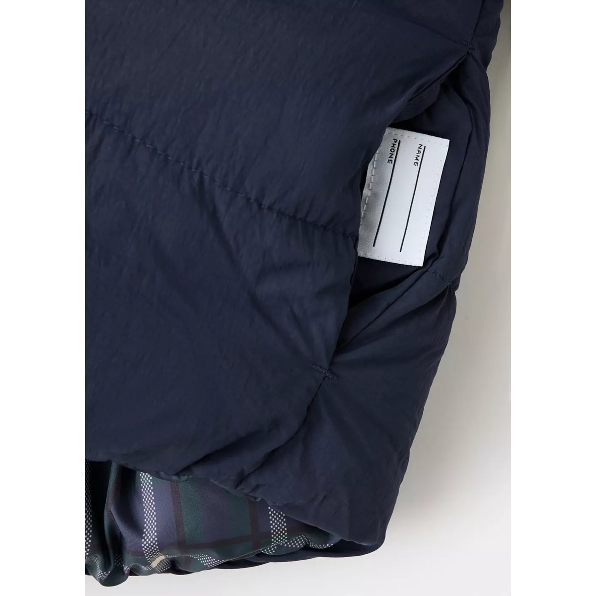 Manteau matelassé réversible bleu marine foncé, MANGO BABY
