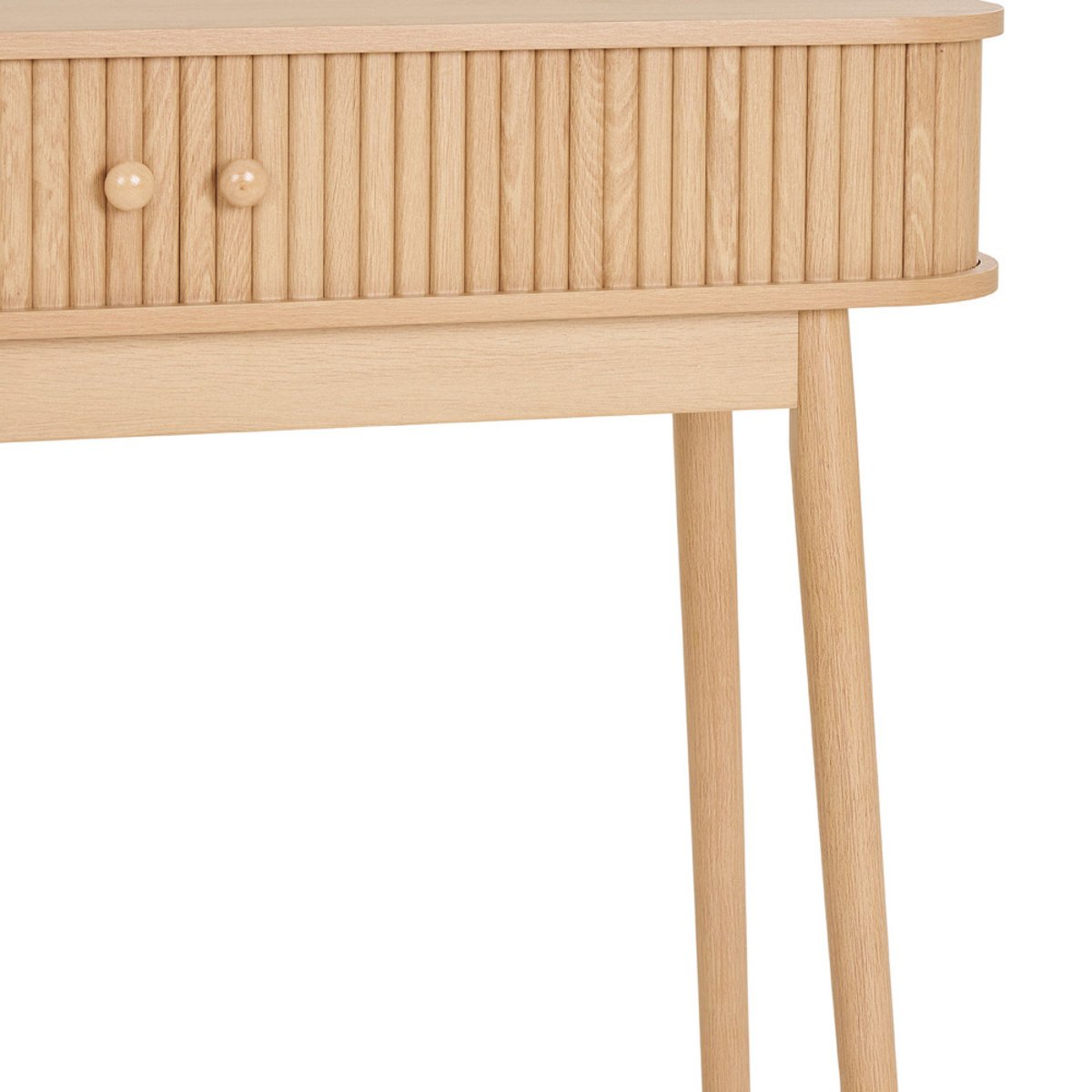 Console 2 portes coulissantes en bois L100cm- NIKKO bois clair, HOUSE NORDIC