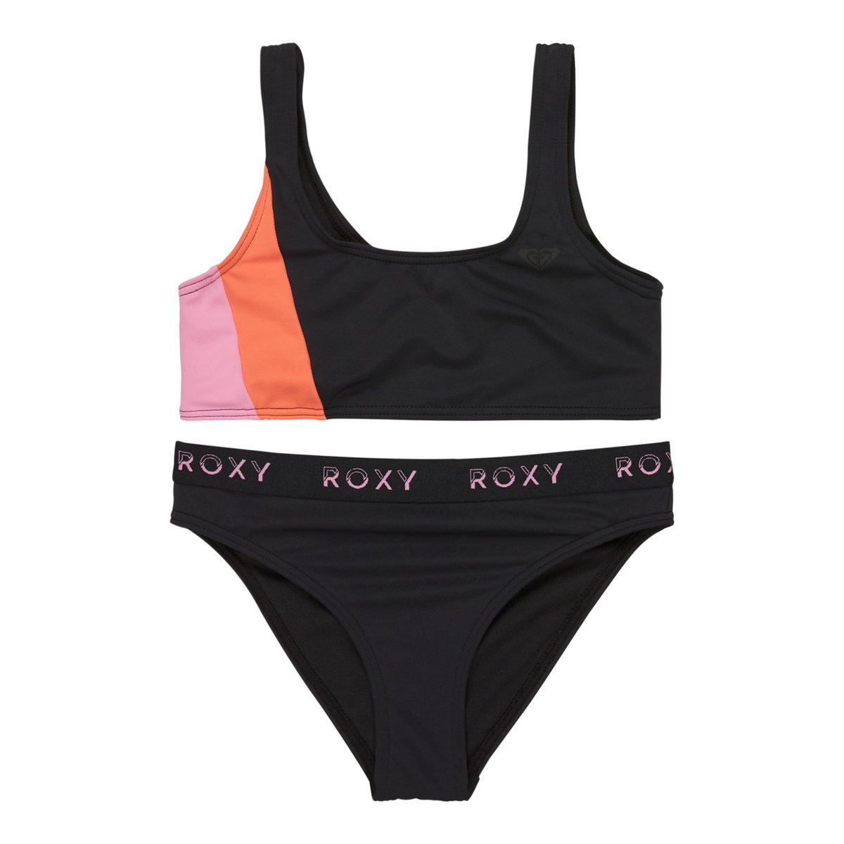 Maillot deux pièces COLORBLOCK. noir anthracite, ROXY
