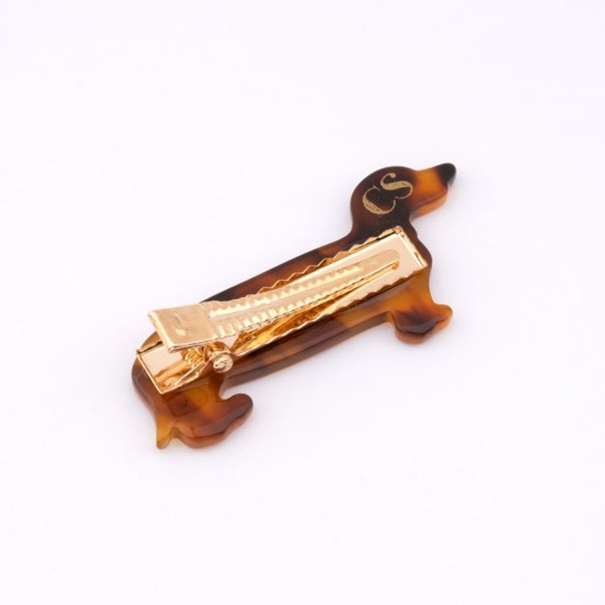 Barrette TECKEL marron, COUCOU SUZETTE