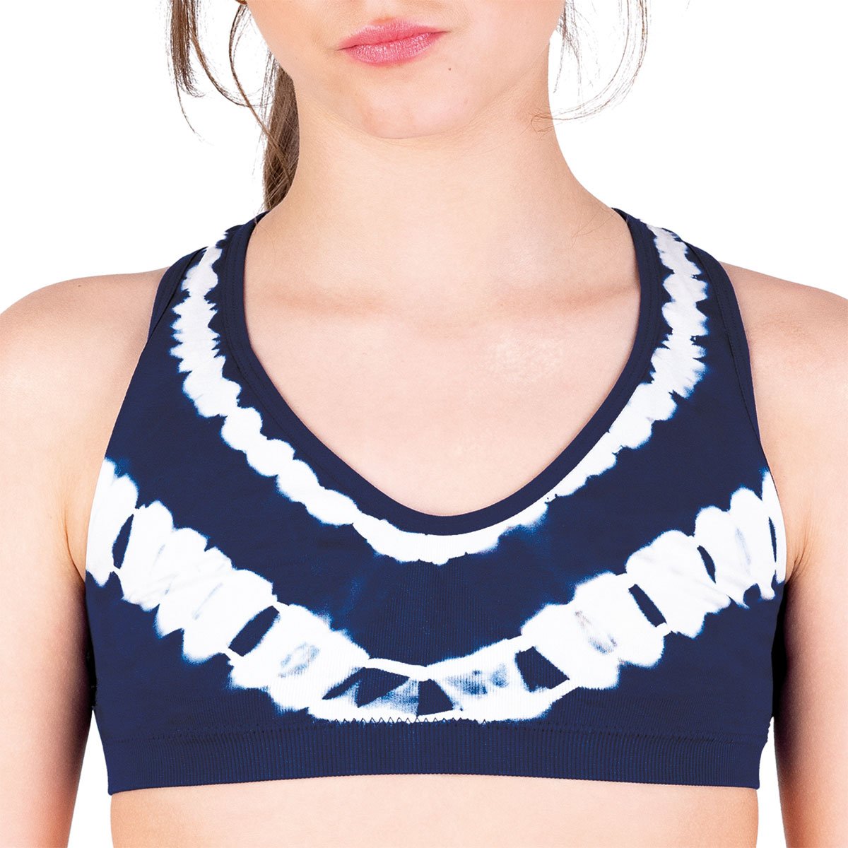 Brassière sport sans couture noir, ATHENA