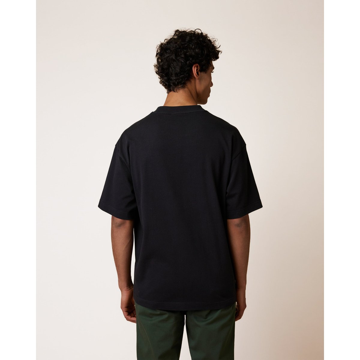 T-shirt en maille noir, FAGUO