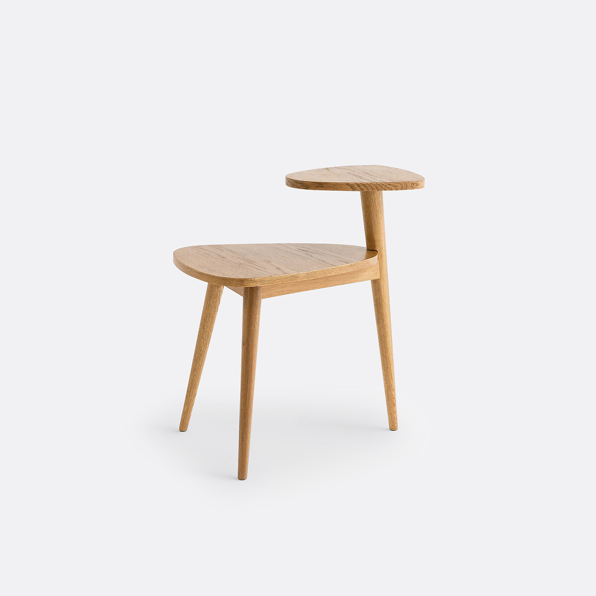 Sofatisch quilda vintage stil tischplatte und ablage eiche La Redoute Interieurs La Redoute