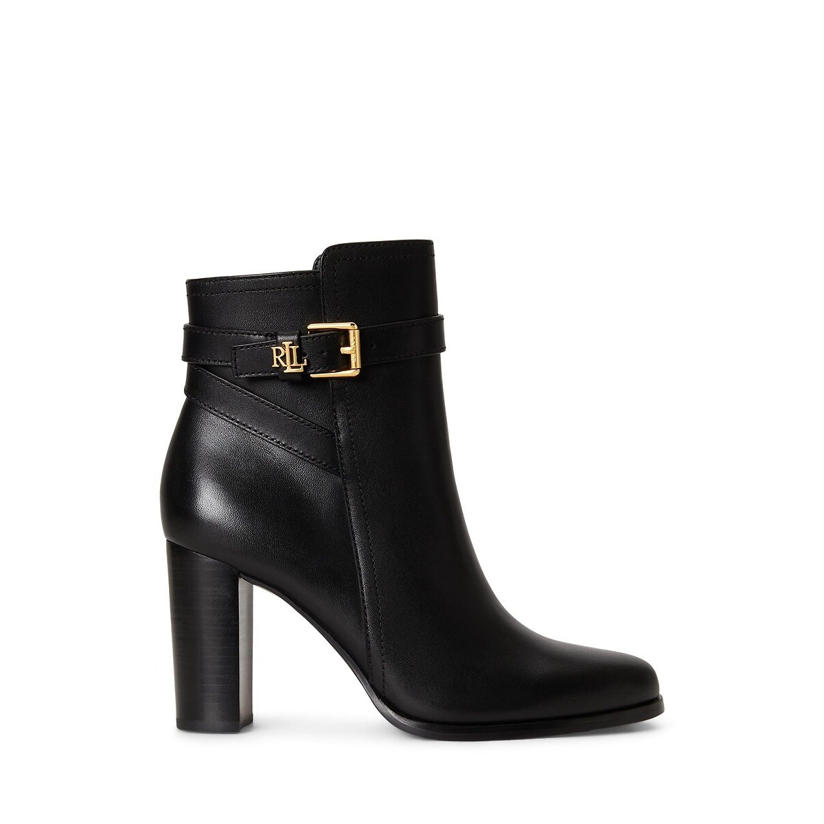 Bottines à talon en cuir, BROOKE noir, LAUREN RALPH LAUREN