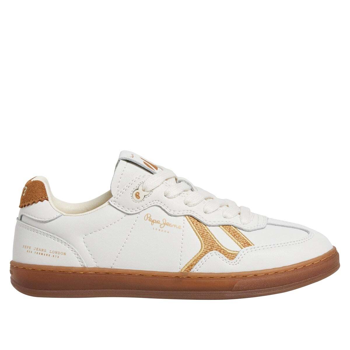 Ball - Baskets Rétro En Cuir blanc, PEPE JEANS