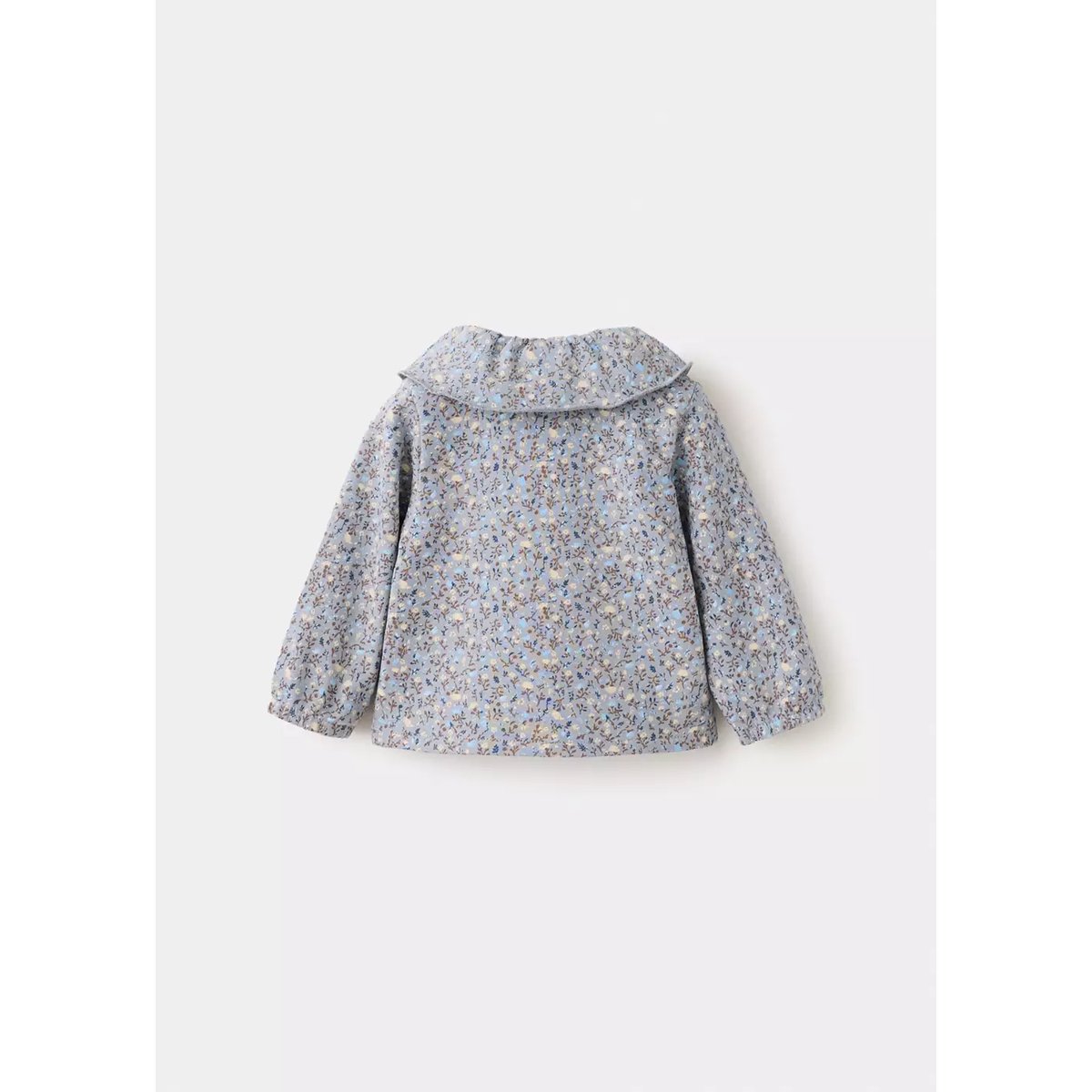 Sweat-shirt imprimé à fleurs bleu, MANGO BABY
