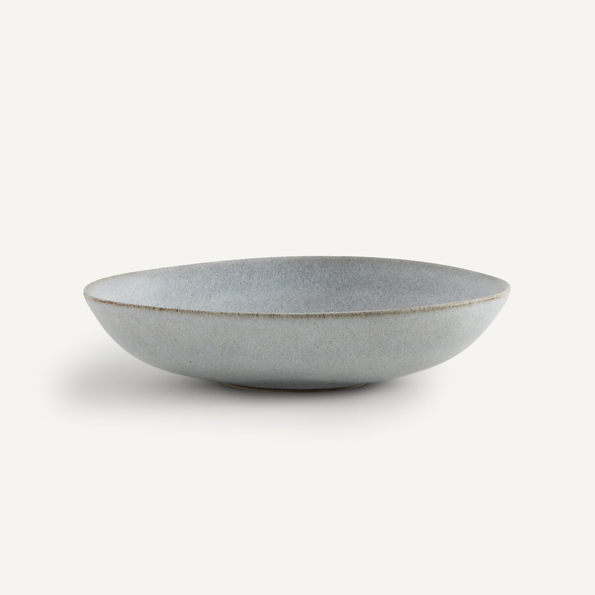 Lot de 2 assiettes à pâtes grès, Leiria gris, AM.PM