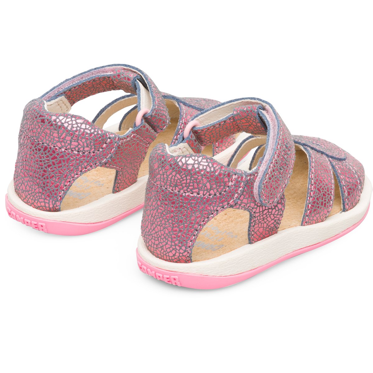 Sandales Cuir Bicho rose, CAMPER